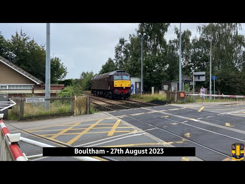 *Light Class 57* Boultham Level Crossing (27/08/2023)