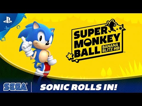Super Monkey Ball: Banana Blitz HD | Sonic Rolls In! | PS4