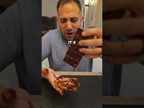 Is it possible to hold chocolate in warm hand