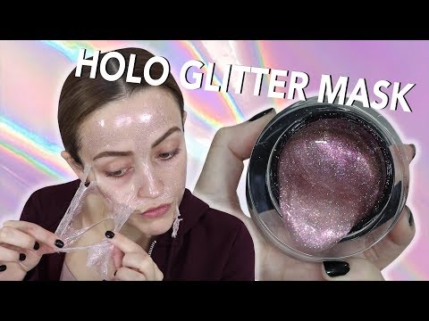 GLOW JOB GLITTER FACE MASK | First Impressions - Does it work"