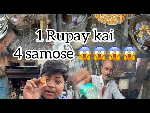 1 Rs ka Samosa 😱& 5 Rs kai Pakode🔥Agra Street Food | Cheapest Street Food In India #streetfood