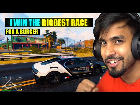 I WIN THE BIGGEST RACE | FOR A BURGER / GTA 5 #ep2 #grandtheftauto