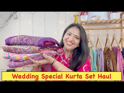 Wedding Special Amazon Kurta Set With Dupatta Haul #stylingwithshipra #amazon