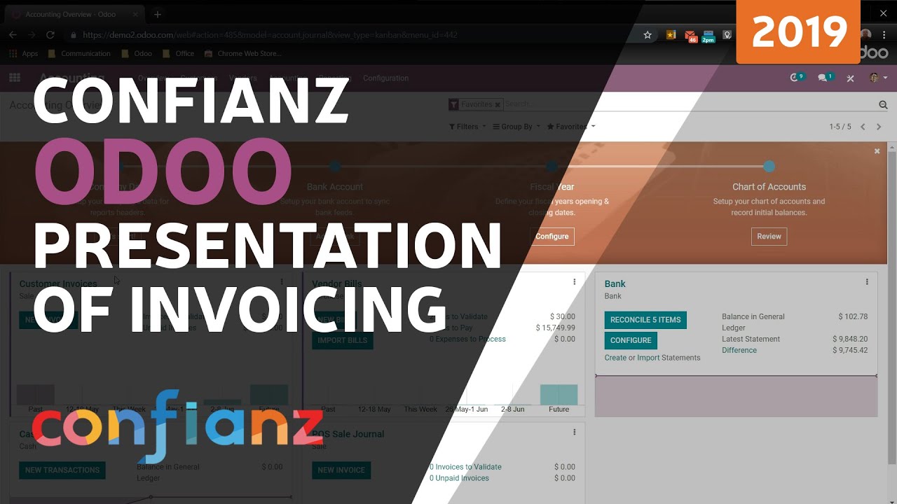 Open source Invoicing Software (odoo) for small business  demo and features by Confianz | 31.05.2019

visit:- https://www.confianzit.com/ Some of the cool features included in the invoicing software include Create customer invoices ...