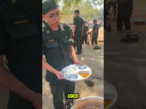 New Recruits Learn Lunchtime Discipline