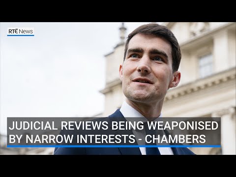 YouTube video thumbnail: Judicial Reviews Being Weaponised by Narrow Interests - Chambers