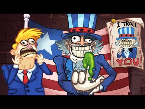 Troll Face Quest USA Adventure All Series - Funny Trump Master of Trolling Gameplay