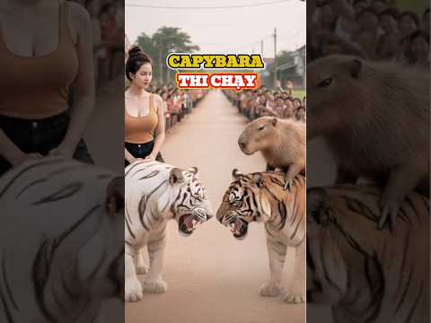 Thú cưng của Capybara bị ảy chỉa #capybara #capybaracapybara #giaitriai #ai #veo3