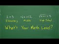 Math Help Program Diagnostic Assessment