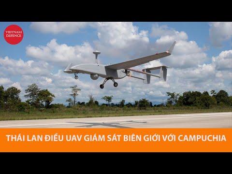 Thái Lan điều UAV giám sát biên giới với Campuchia