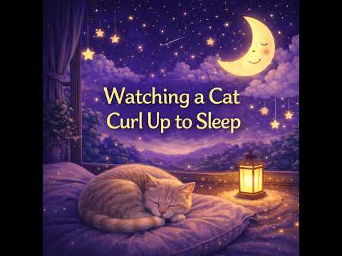 Watching a Cat Curl Up to Sleep