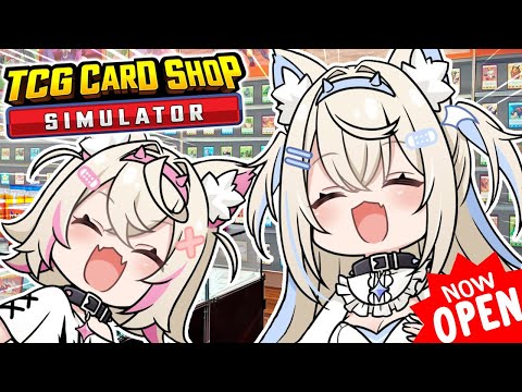 【TCG CARD SHOP SIMULATOR】新店２日目✨️ゴッドパックください！god packs only for these demon dogs 🐾【FUWAMOCO】
