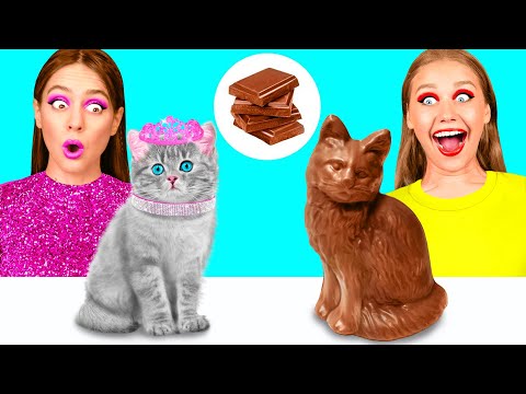 Rich vs Broke Food Chocolate Challenge | Crazy Ideas To Cook by DaRaDa Challenge