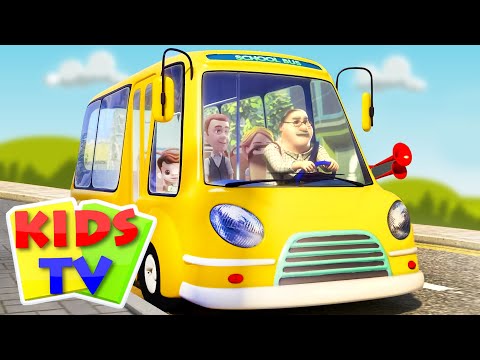 Bus Ke Pahiye Ghume Gol, Wheels on the Bus in Hindi + More Preschool Nursery Rhymes for Kids