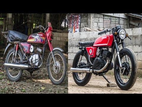 1996 Kawasaki HD3 Cafe Racer Full Build Timelpse