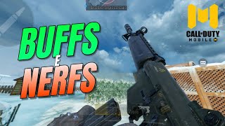 BUFFS E NERFS COD MOBILE TEMPORADA 7 (2025)