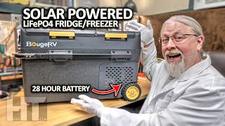BougeRV CRD2 v2 Solar Powered Dual Zone Fridge Freezer | 240Wh LiFePO4