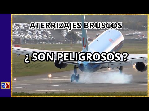 POR QUE  los AVIONES A VECES ATERRIZAN de FORMA BRUSCA ? Te explico las razones y si es peligroso