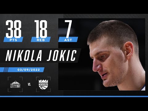 Nikola Jokic STUFFS stat sheet in win vs. Kings ? video clip 