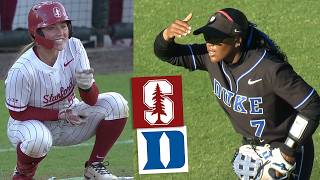#22 Stanford vs #19 Duke Women's College Softball Highlights Full Game 2026