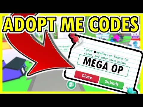 roblox codes in adopt me