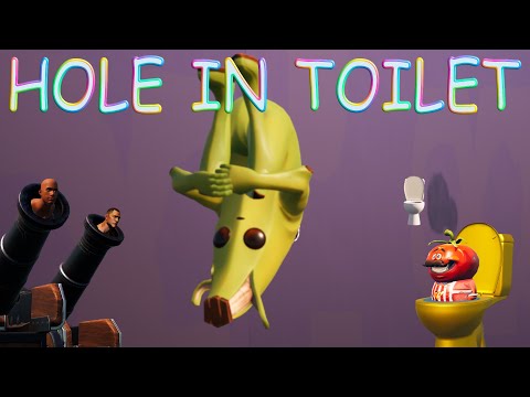 【フォートナイト】『誰でも気軽に友達と遊べる神マップ』を制作しました【HOLE IN TOILET】