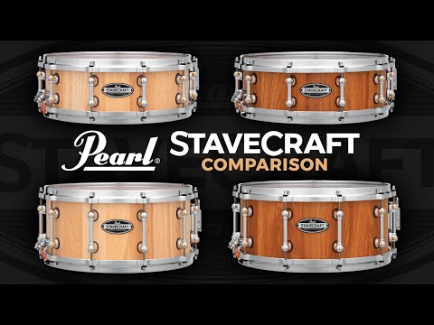 Pearl StaveCraft Snare Drum Comparison