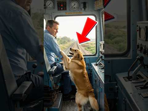 Brave Golden Retriever Stops a Train to Save His Family #dog #jesus #goldenretriever #animals