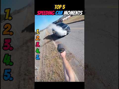 Top 5 Speeding Car Momentsðģ #top5 #funny