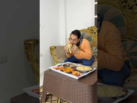 لما جوزك يأكل الفرخه كلها😂