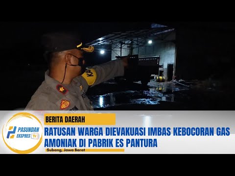 Ratusan Warga Dievakuasi Imbas Kebocoran Gas Amoniak di Pabrik Es Pantura