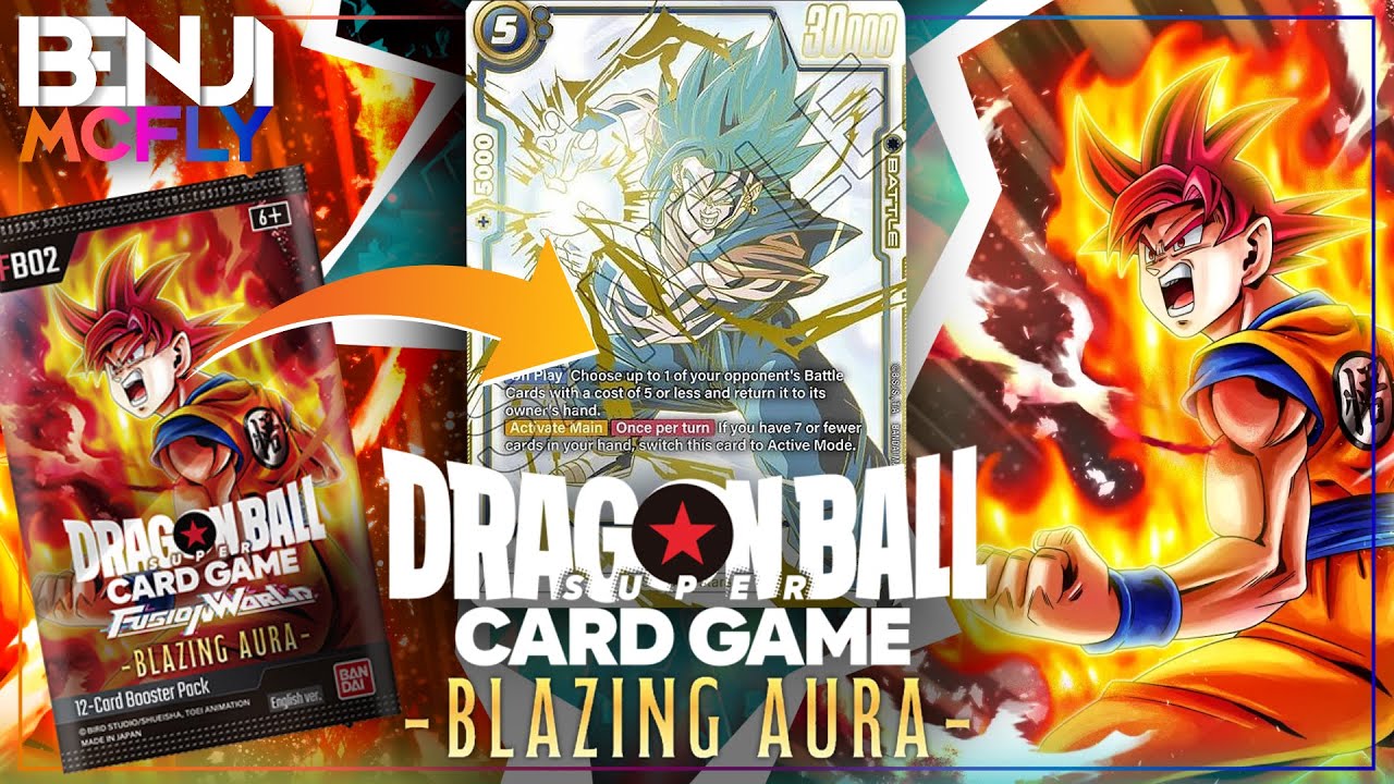 JE DROPE DES CARTES DE DINGUE !! 🤩 Dragon Ball Super Card Game Blazing Aura (FB02)