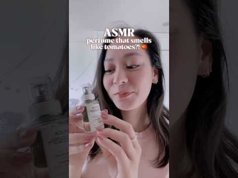 I bought a perfume that smells like TOMATOES?! 🍅✨ ASMR Perfume Review
