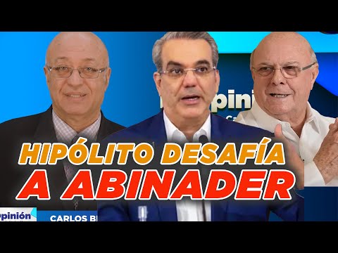 Hipólito Mejía actúa como enemigo frontal de Luís Abinader y lo desafía por medio de comunicación