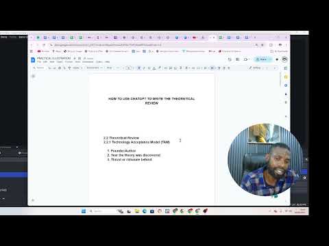 HOW TO USE CHATGPT TO DISCOVER SUITABLE THEORIES AND ALSO WRITE THE THEORETICAL REVIEW