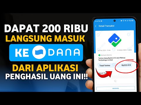 DAPAT UANG 200 RIBU - Dari Aplikasi Penghasil Uang Terbaru Ini!! Hitungan Menit Cair