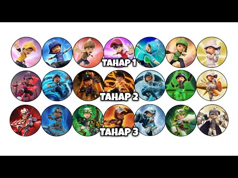 Evolusi Kuasa Elemental BoBoiBoy Tahap 1 Tahap 2 Fusion Tahap 3 Dalam 14 Menit
