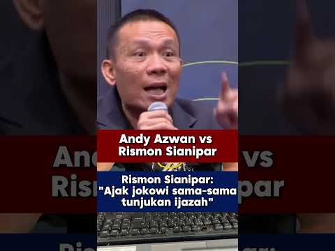Rismon sianipar vs Andy Azwan. #stories666 #polemikijazahjokowi #rakyatbersuara