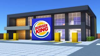How to Build a Modern Burger King in Minecraft | Step-by-Step Tutorial