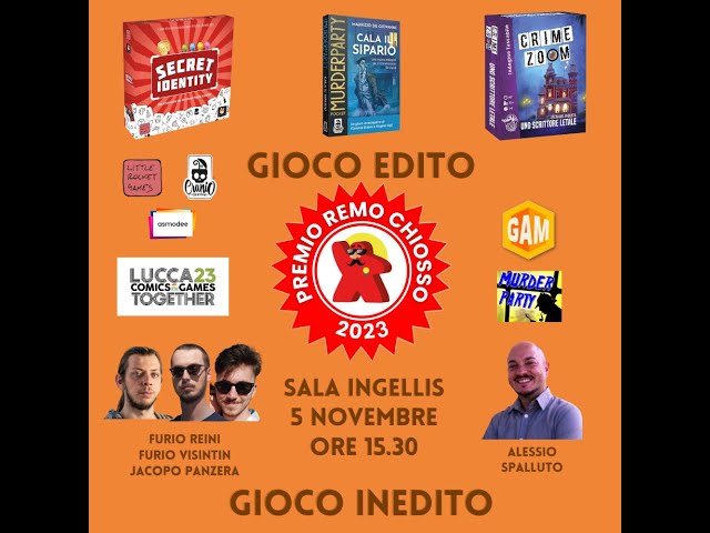 Siamo giunti alla quattordicesima edizione del “Premio Remo Chiosso”, istituito nel 2010 per ricordare l’autore che ha svolto una eccezionale opera di divulgazione dei Murder Party e ai giochi che pongono l’accento sulla interazione verbale dei giocatori.

Il premio nelle varie edizioni ha subito delle evoluzioni e negli ultimi anni è stato assegnato al miglior gioco da tavolo inedito tra le categorie di “giochi di conversazione, bluff, deduzione sociale e investigativi”.

Quest’anno, il 2023, per il secondo anno il premio viene assegnato oltre che ai giochi inediti, anche ai giochi “editi”. 

La giuria di quest’anno è composta da: Andrea Angiolino, Antonello Lotronto, Giovanni Caron, Mauro Teragnoli, Paolo Scattini e Andrea Sbragia.