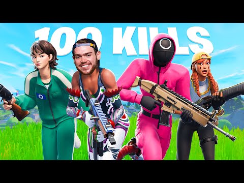 100 KILLS IN FORTNITE RELOAD!