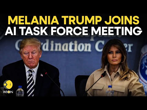Melania Trump LIVE: Melania Trump Joins Ai Task Force Meeting At White House | WION LIVE