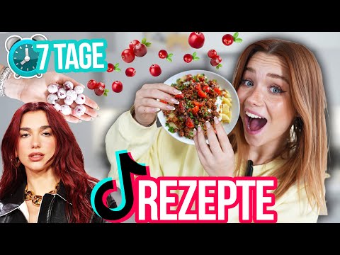 7 Tage nur virale Tiktok Rezepte essen (es wird immer gestörter)