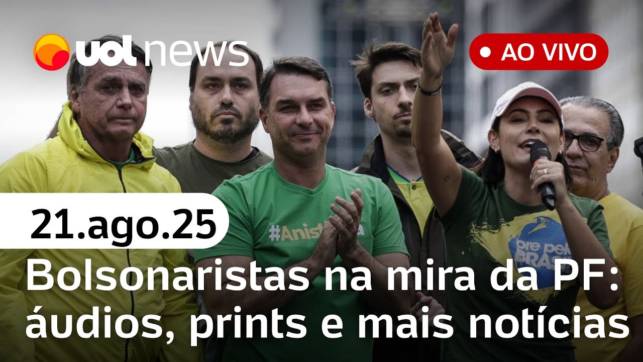 Bolsonaro, Eduardo e Malafaia alvos da PF: áudios, prints, últimas notícias e+ ao vivo | UOL News