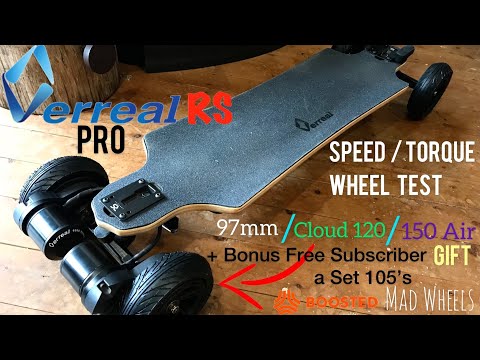 Verreal RS Pro - Speed / Sprint Tests ft. Optional Wheels- Andrew Penman EBoard Reviews -Vlog No.190