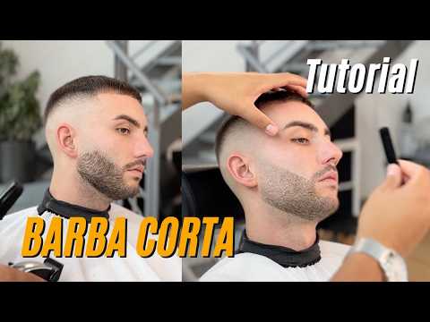 Como hacer BARBA CORTA PERFECTA 💈 Técnicas  y secretos PRO