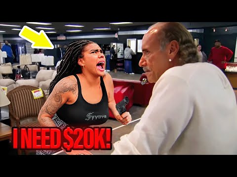 Customer FIGHTS Les Gold When She Doesn't Get What She Wants On Hardcore Pawn