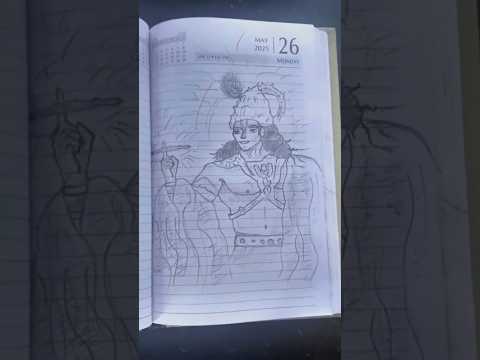 "Radha Radha 🥳🎉/ 🎨✨" #anime #shorts #art #krishna