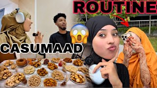 ROUTINE HOOYO CASUMAAD QURUX BADAN SAAXIBTEEY USAMEESAY IYO ISKU DIYAARINTA XAFLADA