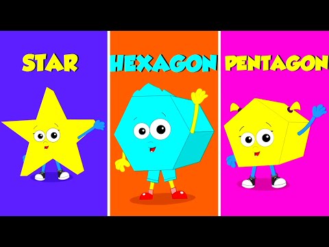 Learn Shapes Song, Educational Videos and Preschool Rhymes for Kids